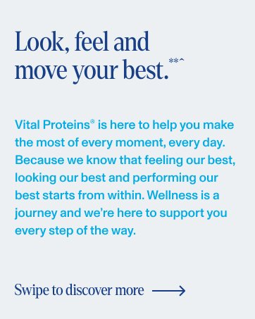 Look, feel, and move your best