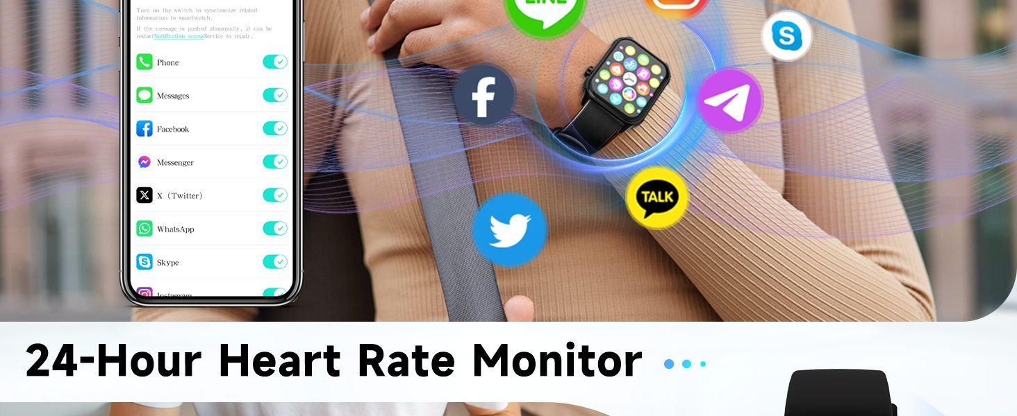 Smart Watch with Effortless Link-Up
