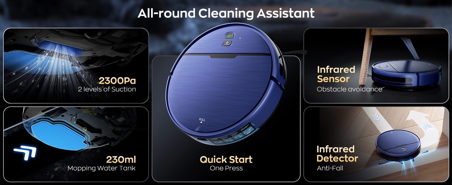 All-round cleaning robot vacuum
