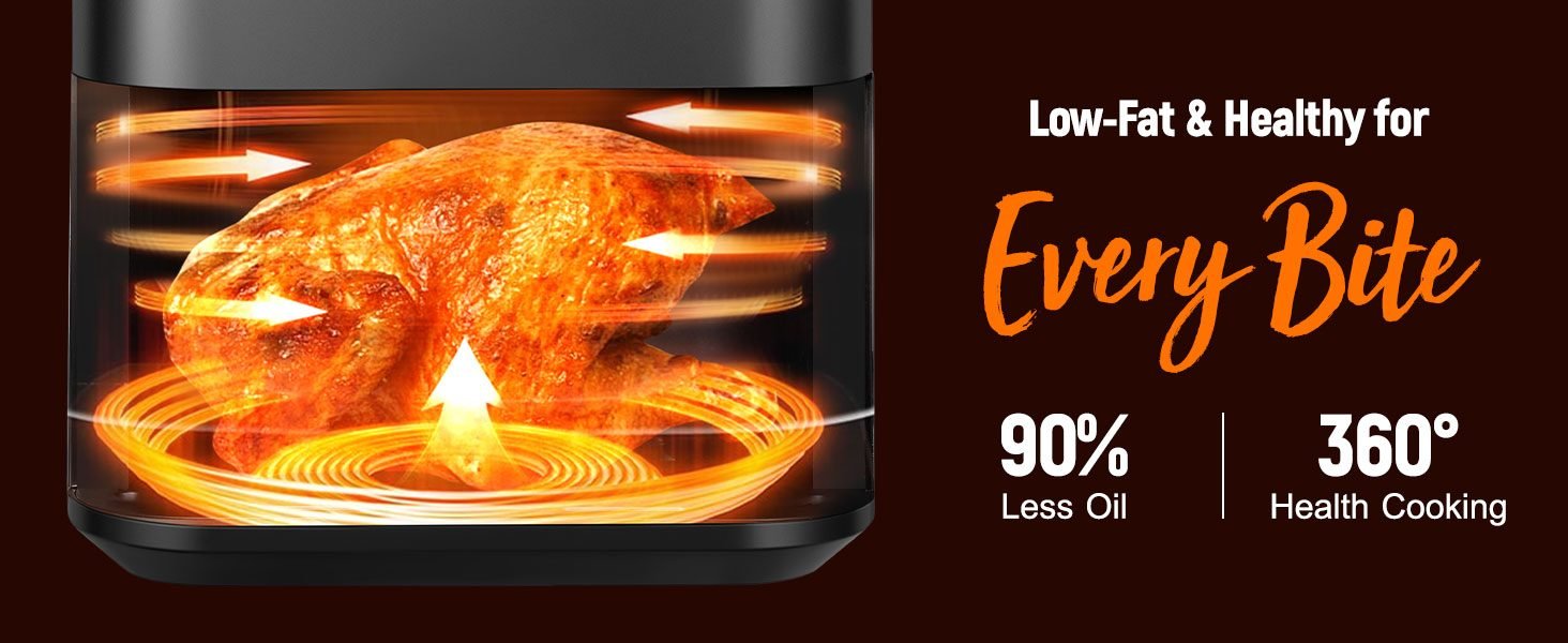 Mini Air Fryer, Small Air fryer that Crisps, Reheats, Bakes, Roasts for Quick Easy Meals