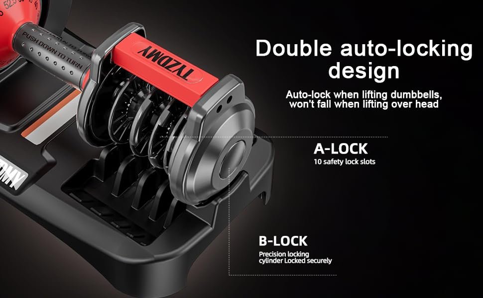 Double auto-locking design