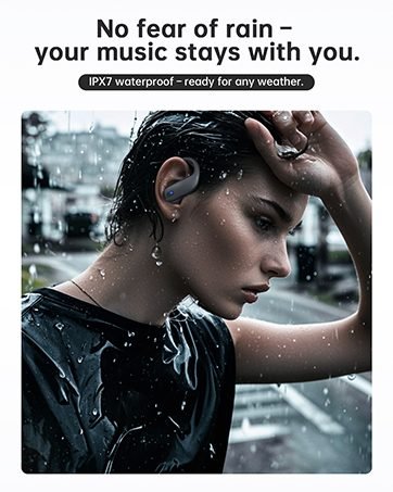 Bluetooth 5.3 Over-Ear Earbuds