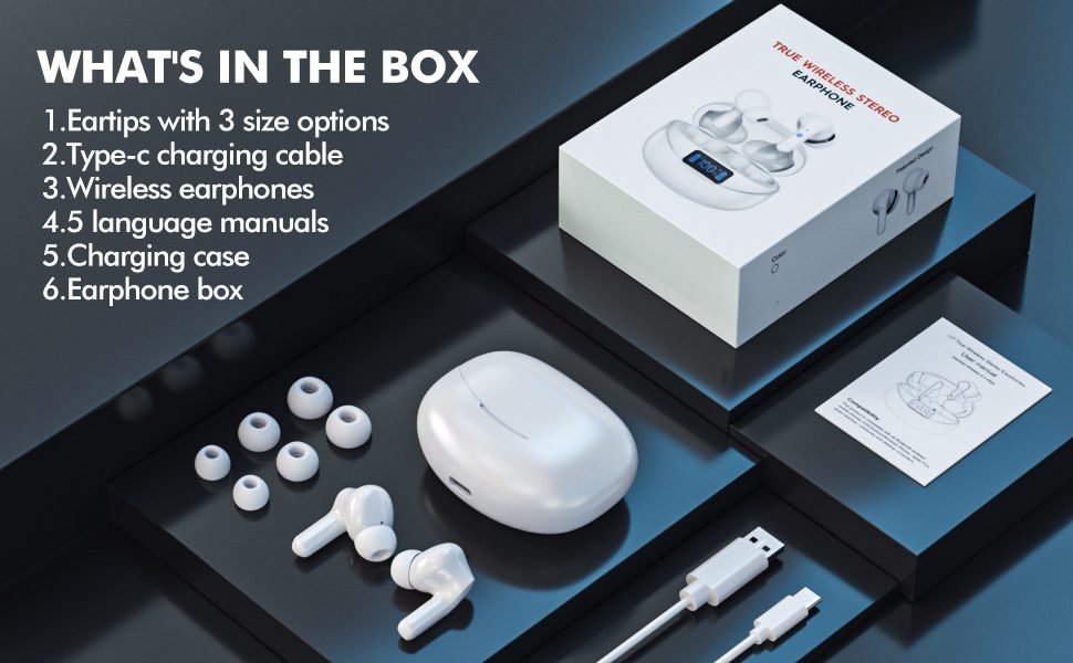 headphones with complete accessories suite