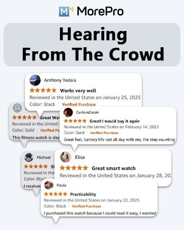 MorePro fitness tracker for women men