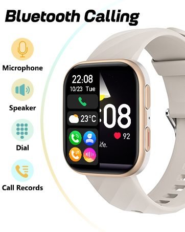 MorePro fitness watch with Bluetooth calling