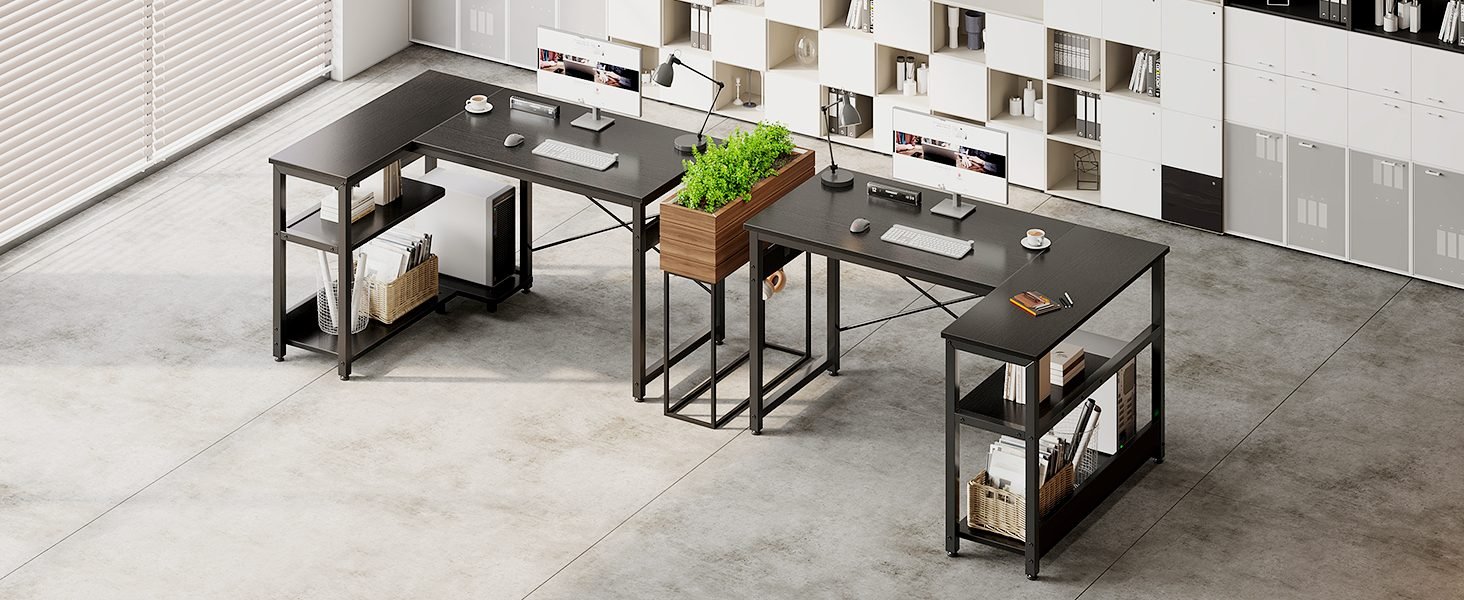 reversible gaming desk l shape