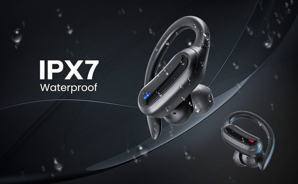 earphones with IPX7 waterproof