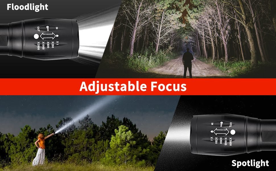 long range lighting flashlight