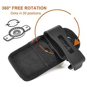 360° Free Rotation flashlight holster