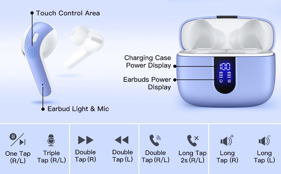 bluetooth earbuds