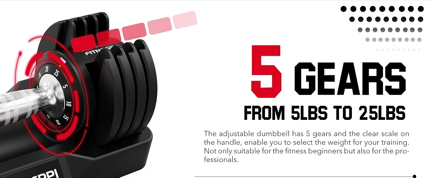 Keppi adjustable dumbbells set