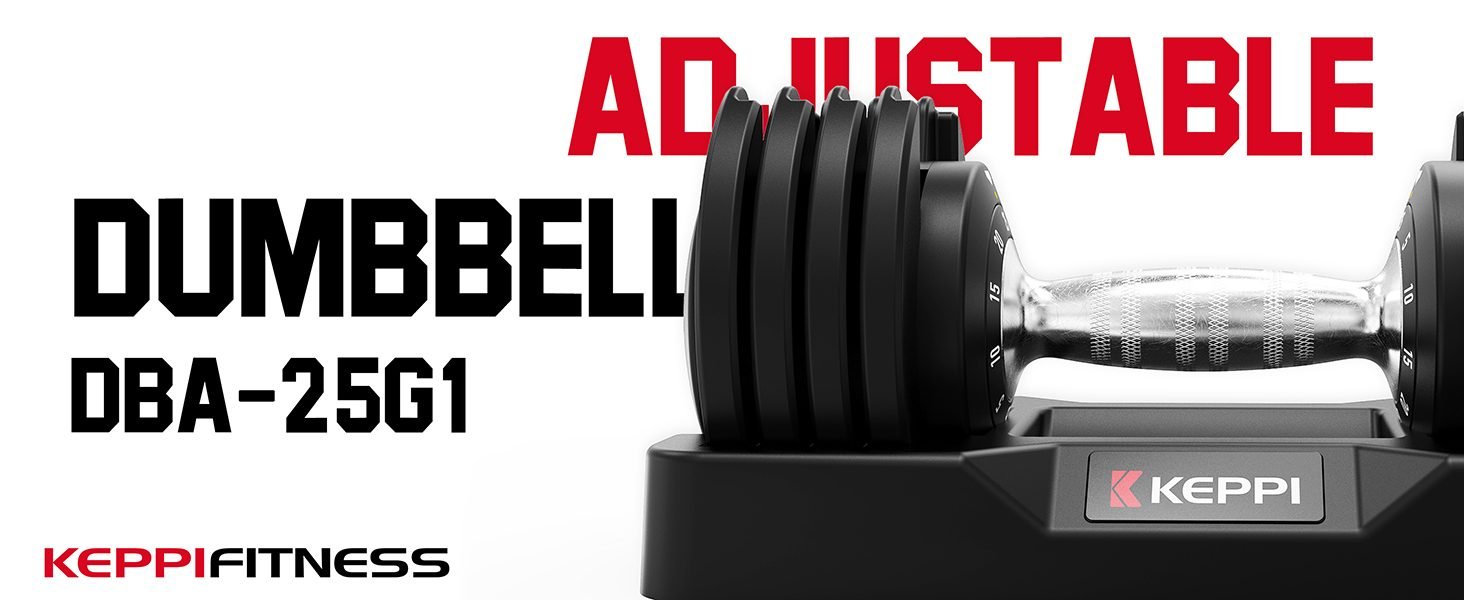 Keppi adjustable dumbbells set