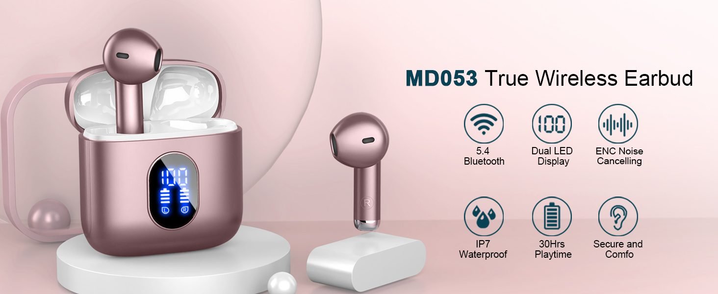 wireless earbuds bluetooth headphones