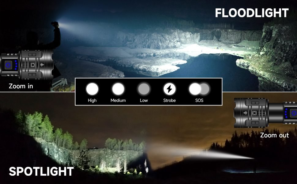 LED FLASHLIGHT RECHARGEABLE 