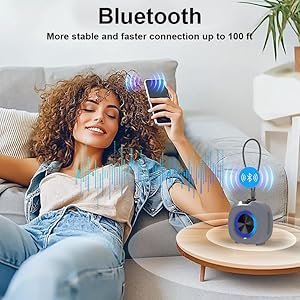 bluetooth connection up to 100ft