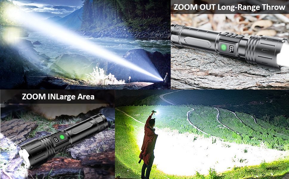 Zoomable LED Flashlight
