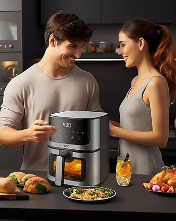 kitchen air fryer stainless steel hot