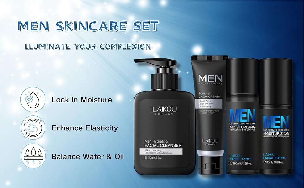 Men skincare set