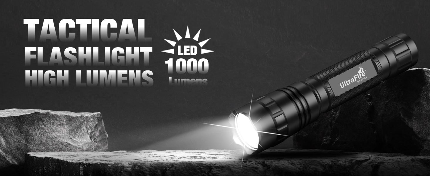 tactical flashlight high lumens