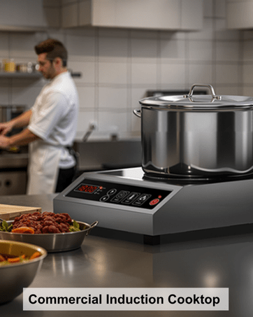 commercial induction cooktop