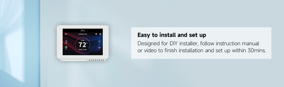 wifi thermostat,home thermostat,app thermostat,phone thermostat,programmable,alexa thermostat,WiFi