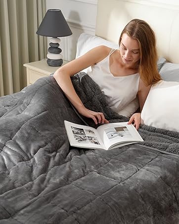 Sherpa Fleece Weighted Blanket