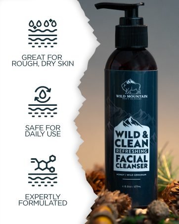 Wild and Clean facial cleanser