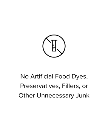 no artificial food dyes preservatices