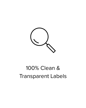 clean transparent label