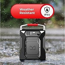 Weather Resistant IPX4