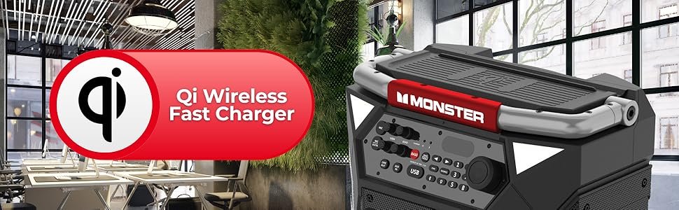 Qi Wireless Fast Charger Feature for speaker