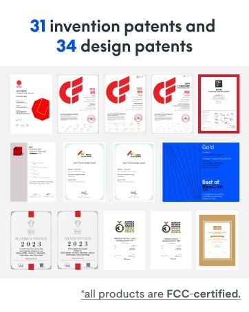 standing desk with drawer
