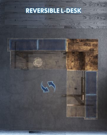 REVERSIBLE L DESK
