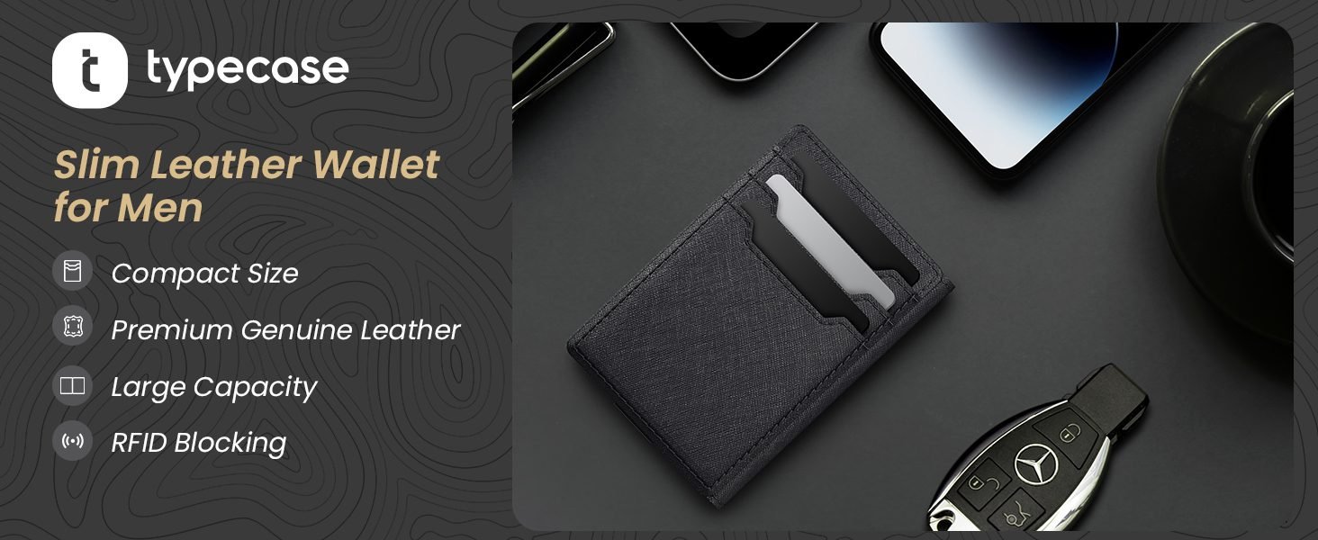 typecase Leather Wallet for Men