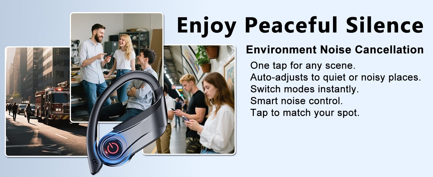 wireless earbuds with ear hooks