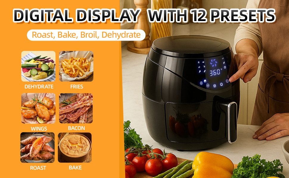 DIGITAL DISPLAY WITH 12 PRESETS