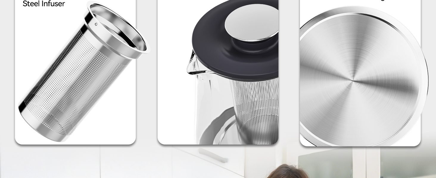 Electric Kettle With Infuser