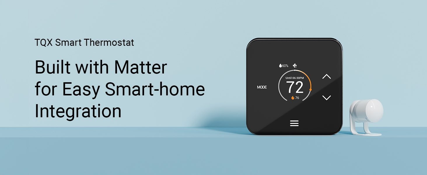 TQ1 Launch Smart Wifi Thermostat with Matter Protocol Termostato con wifi Thermostat for Home Use