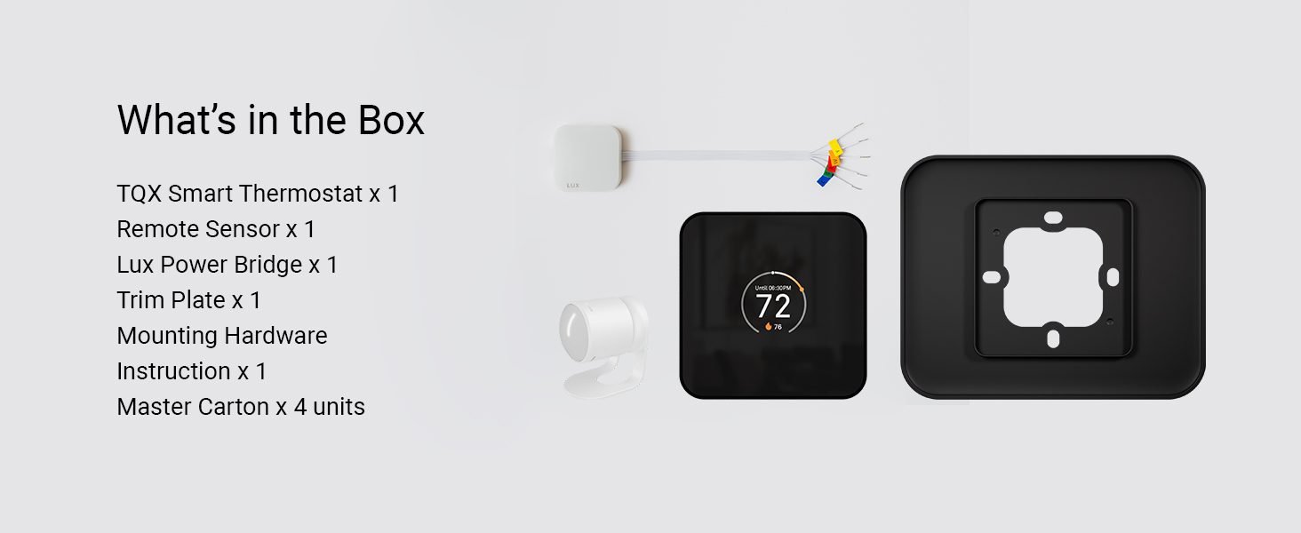 TQ1 Launch Smart Wifi Thermostat with Matter Protocol Termostato con wifi Thermostat for Home Use