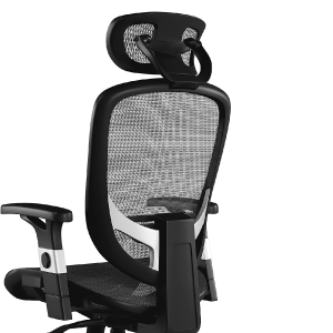 Flexfit Hyken Mesh Task Chair, Charcoal Gray