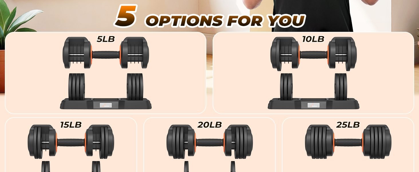 adjustable dumbbell